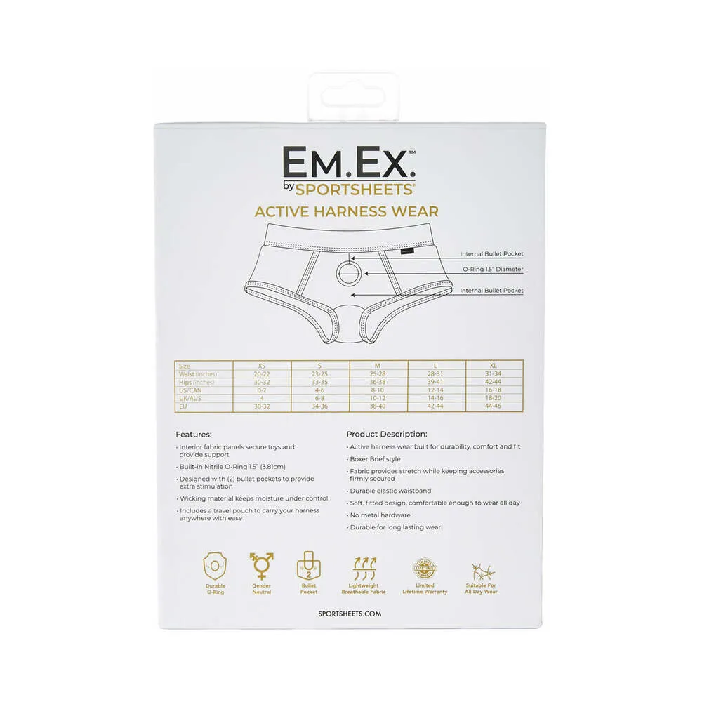 Sportsheets Em.Ex. Fit Harness Gray 2XL