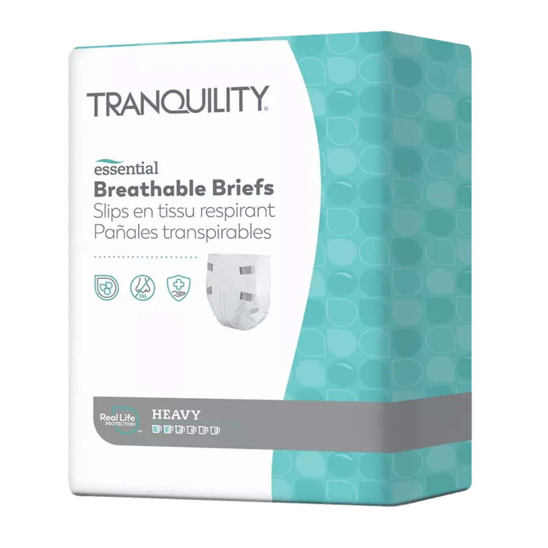 Tranquility Essential Breathable Incontinence Brief, Heavy Absorbency