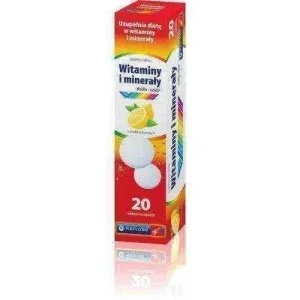 Vitamins and minerals x 20 effervescent tablets