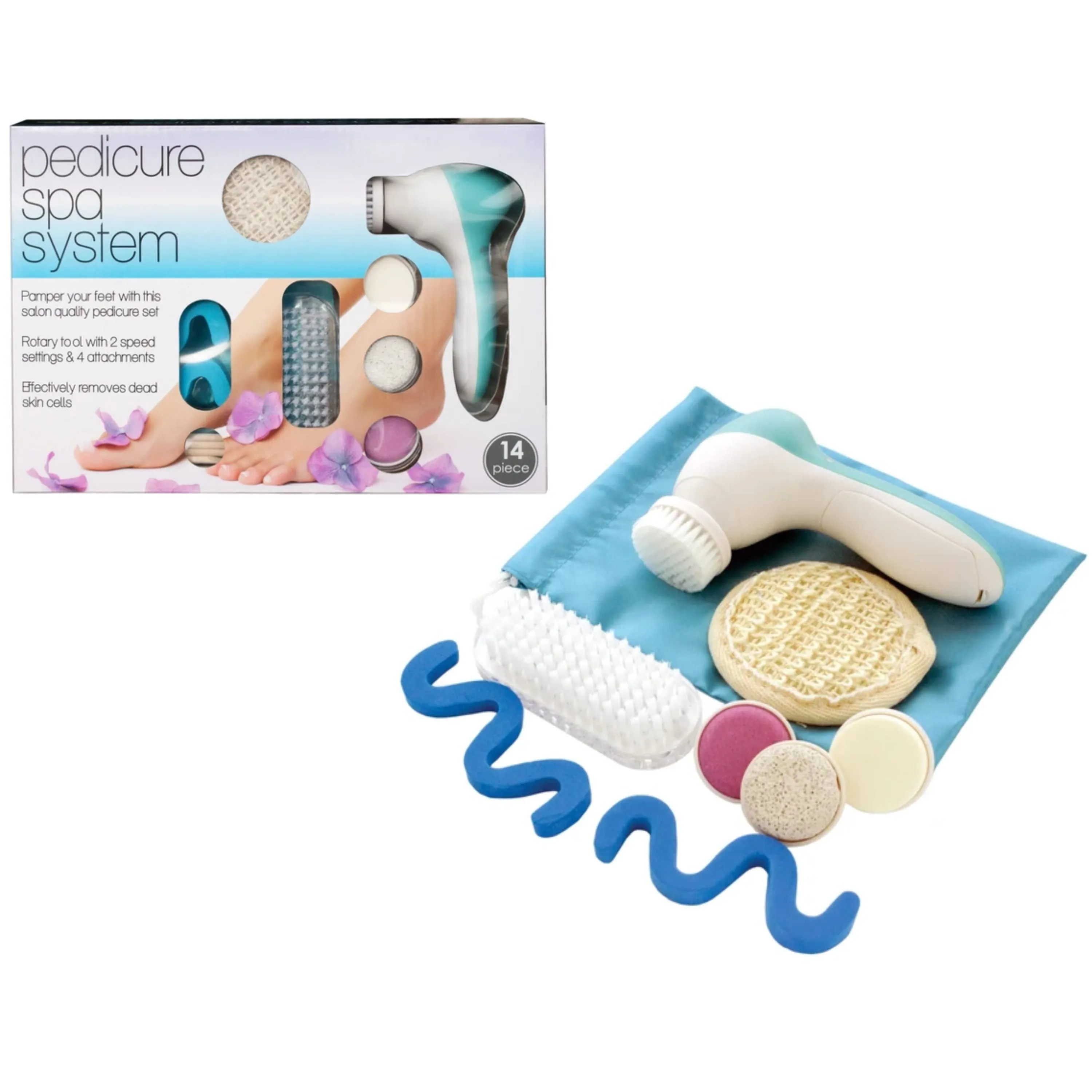 VYSN Pedicure Spa System Set with Spin Brush