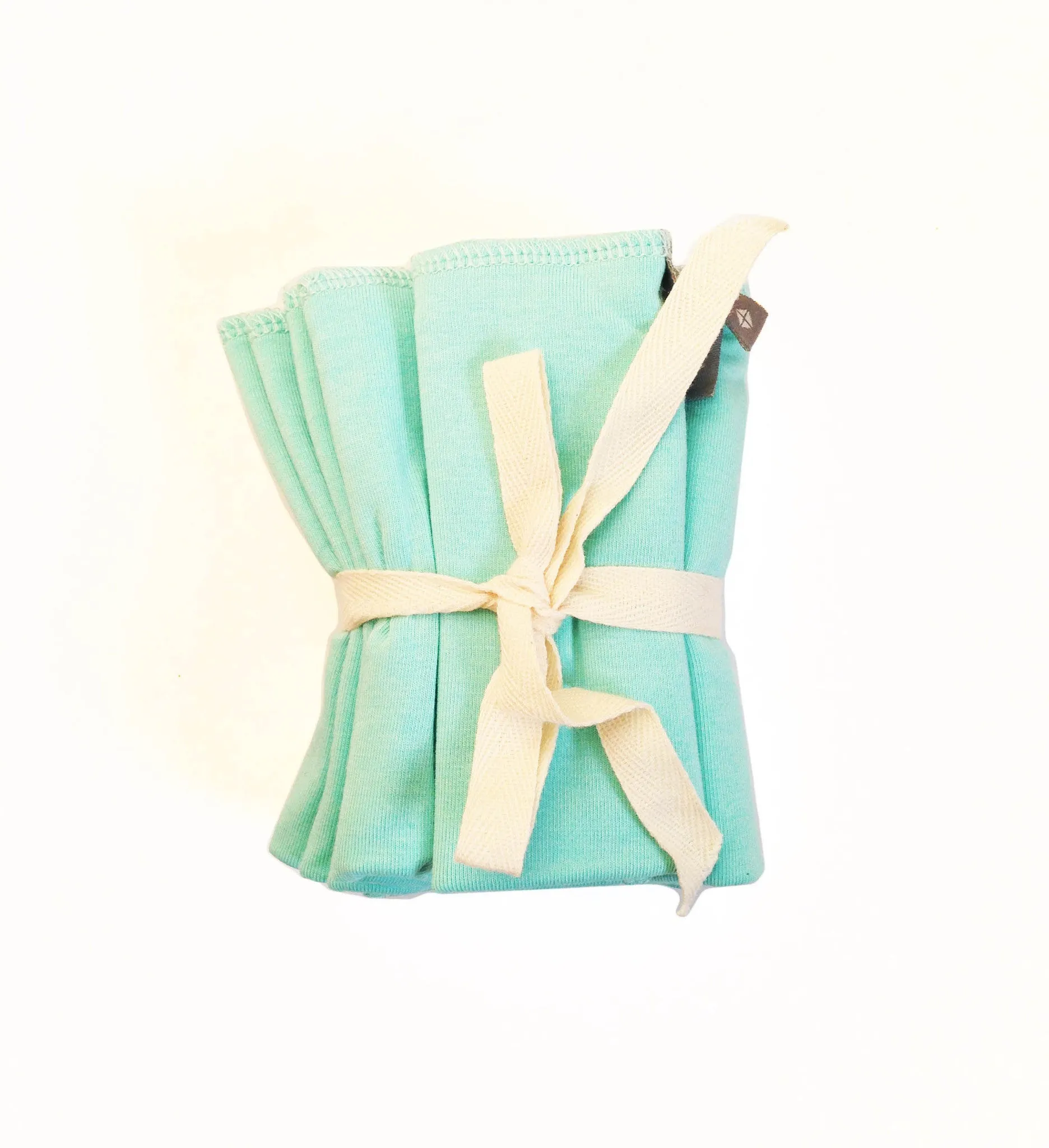 Washcloth 5-Pack in Aqua